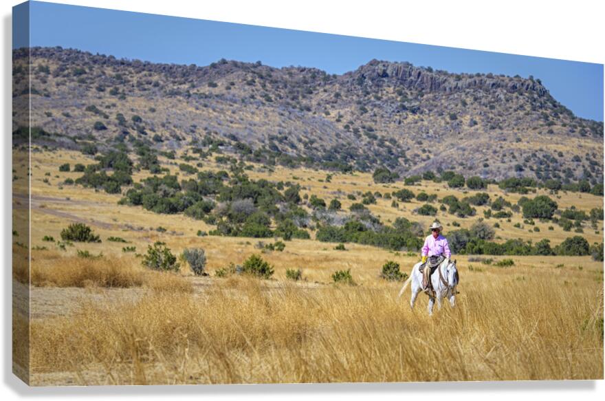 Lonesome Cowboy Canvas Print