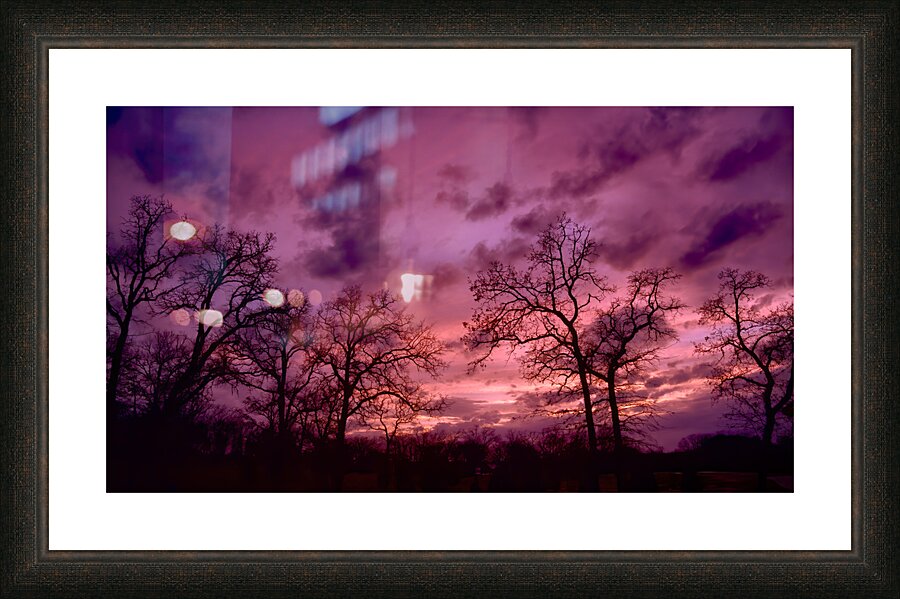 Purple Sky Picture Frame print
