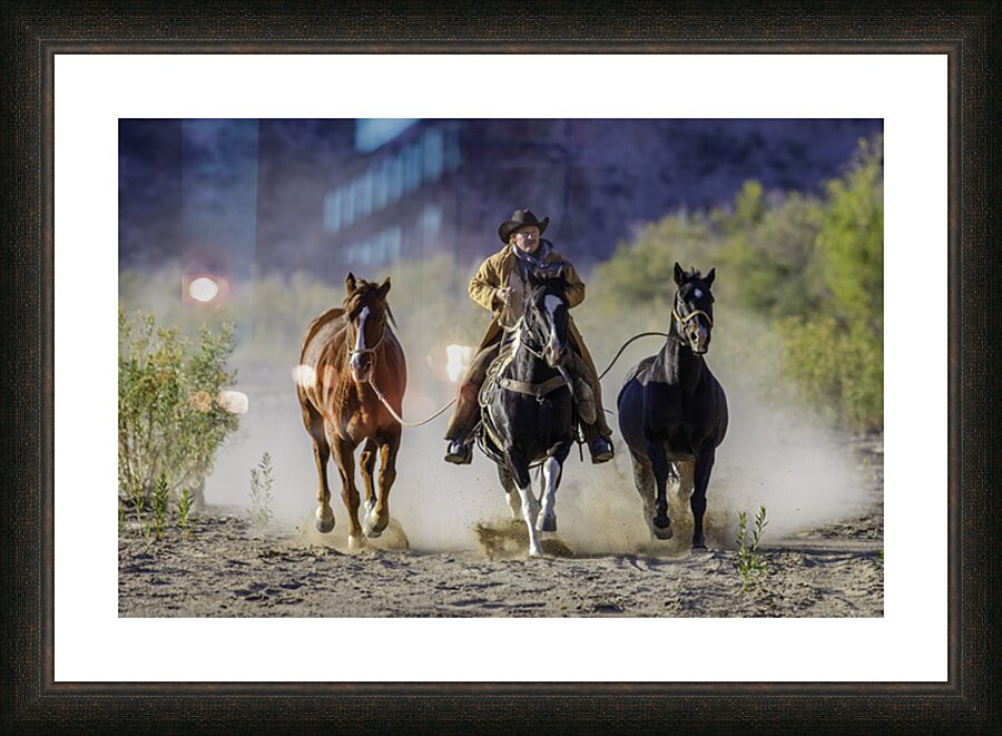 Dusty Trail Picture Frame print