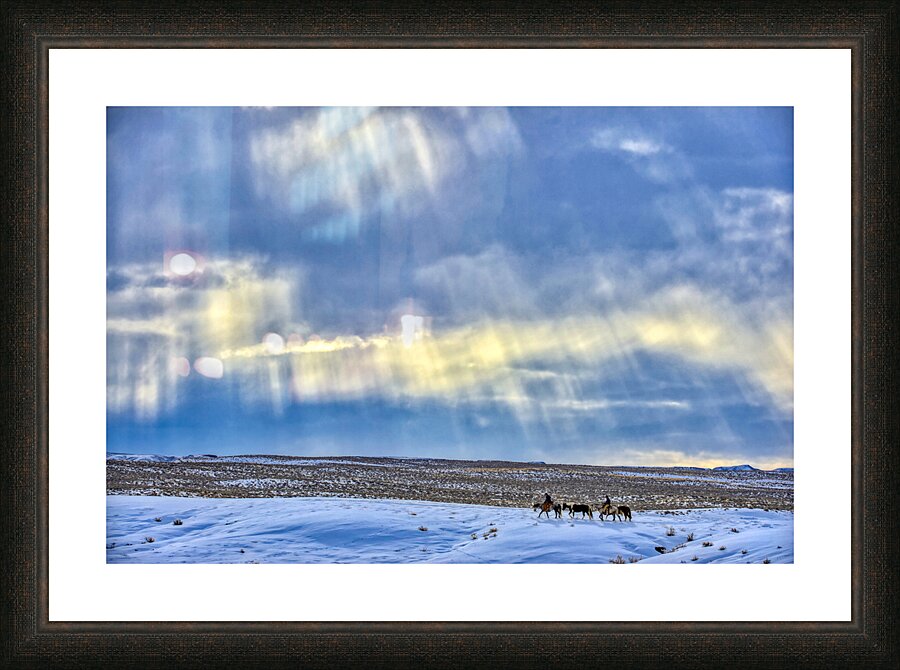 Cold Trail Picture Frame print