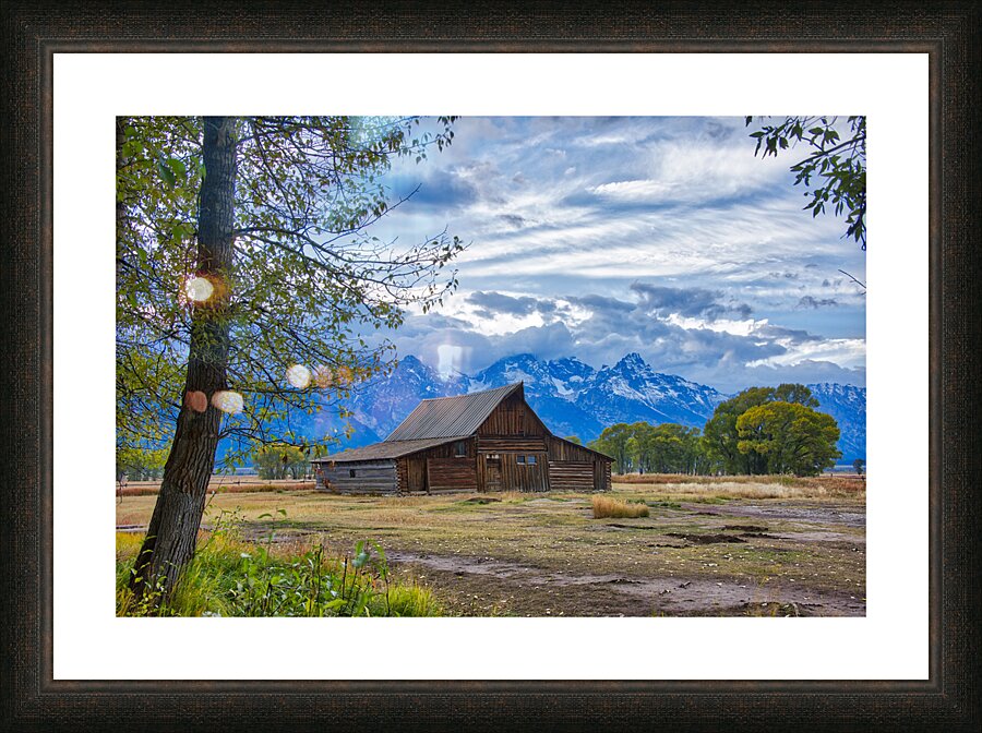 Moulton Barn Picture Frame print