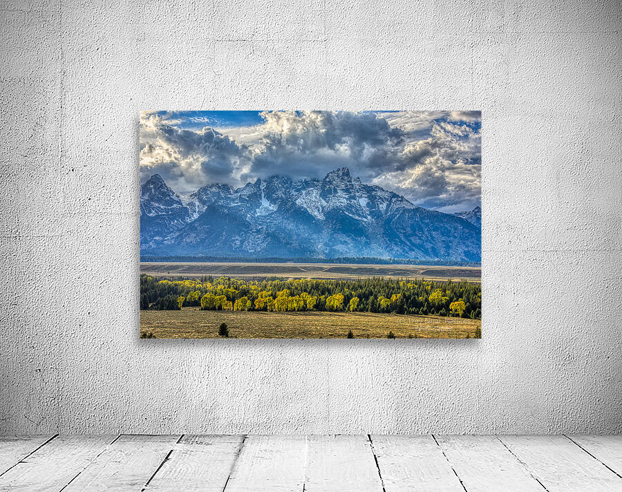 Snake River below Teton Range Wall Preview
