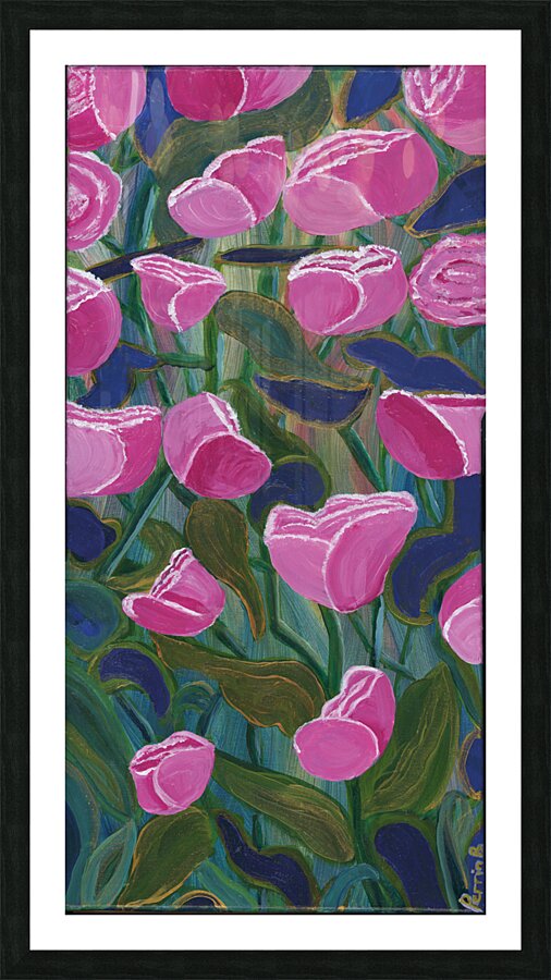 Lush Pinks Picture Frame print