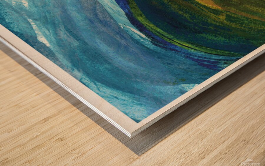 Landmannalauger Wood print