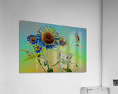 Electric Sunflowers Acrylic Print