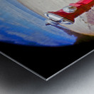 Exit before Tweeting Metal print