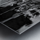 Composition in Black and White Metal print
