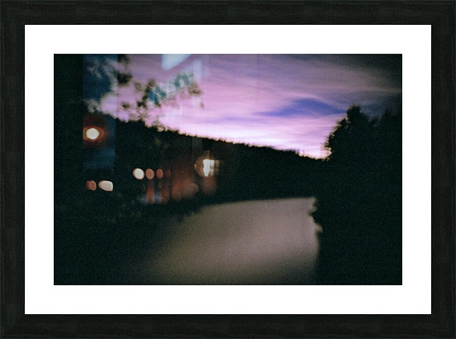 Night Over Lac McFee Picture Frame print