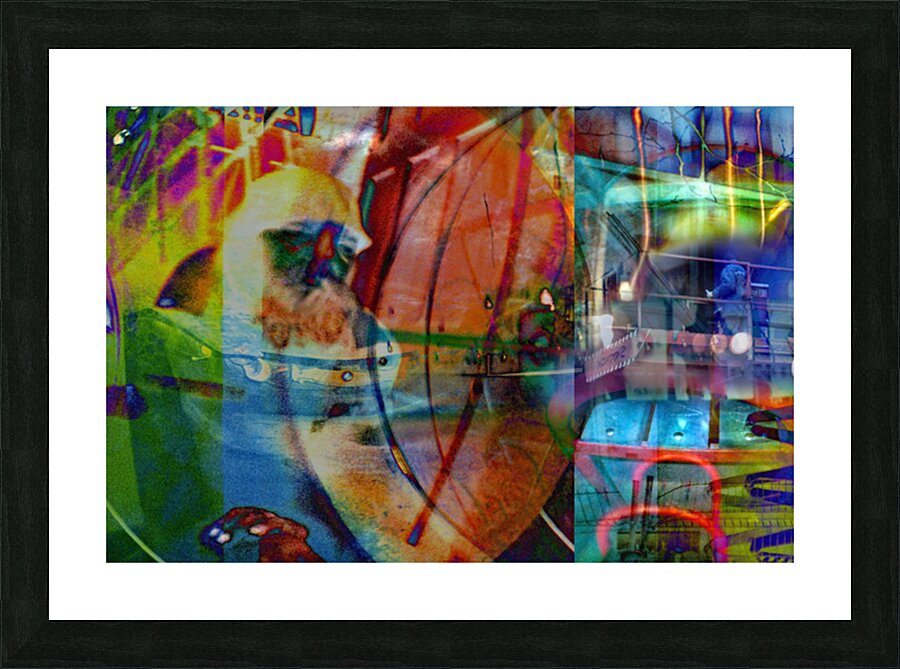 Entangled In Machinery Picture Frame print