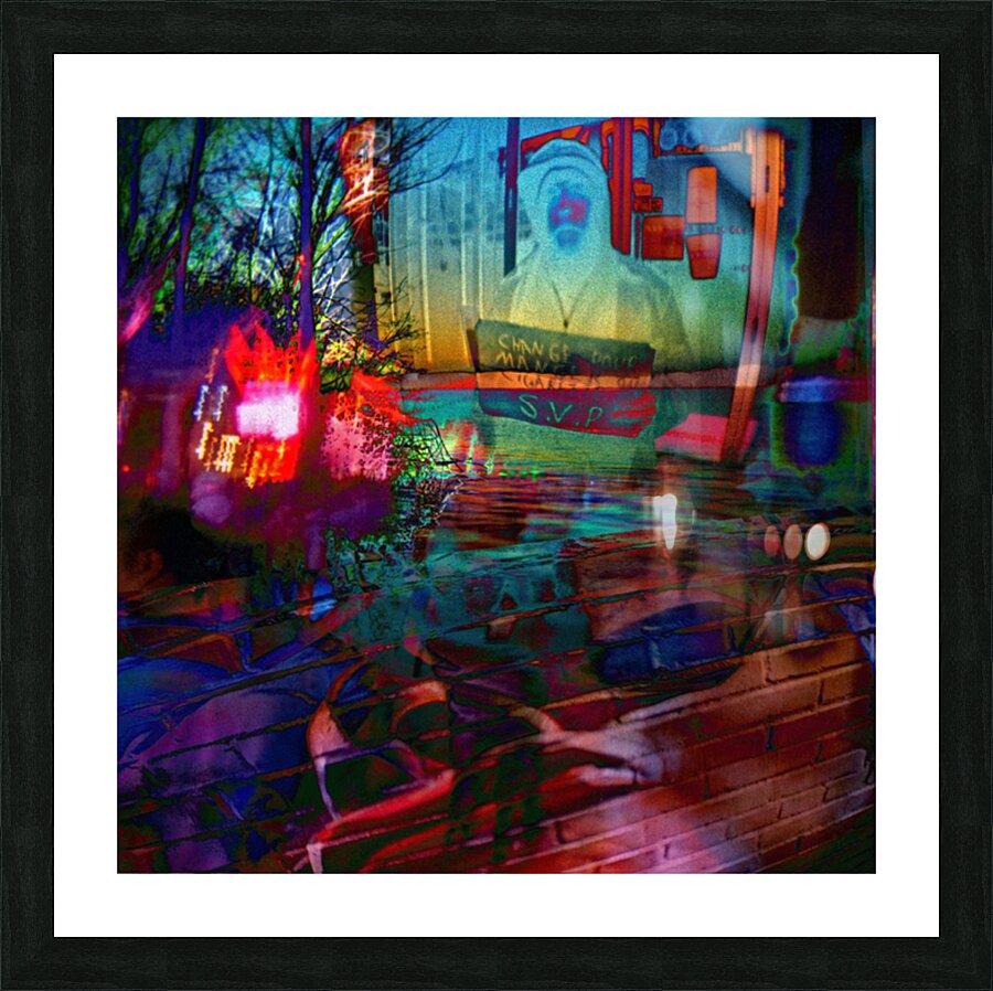 Premium Poverty Picture Frame print
