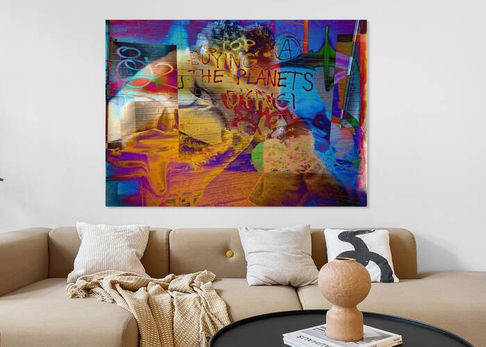 Stop Buying Except for This Brushed Metal Print by soulardphotography