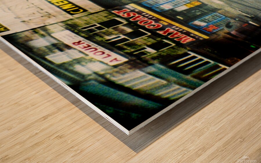 Facelift Wood print