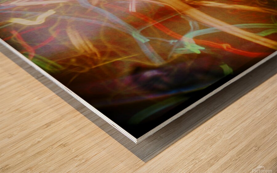 Static Momentum Wood print