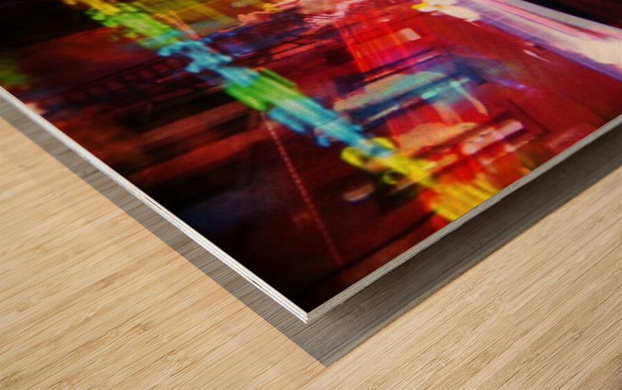 Seizure Warning Wood print