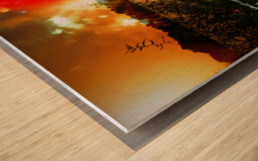 Quantum Effluence Wood print