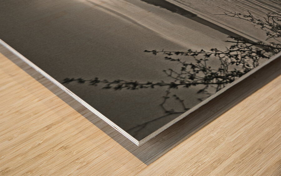 Another Day Awaits Wood print