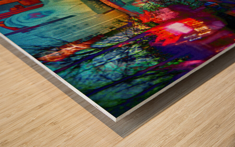 Premium Poverty Wood print