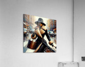 Mila Harper: City Chic in Motion Acrylic Print