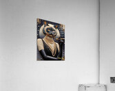 The Gilded Whiskers of Mademoi Acrylic Print