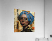 Blue Turban of Grace Acrylic Print