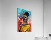 Red Square Radiance Acrylic Print