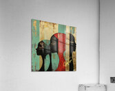 She Walked in Echoes Acrylic Print