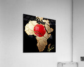 Kintsugi Continent Acrylic Print