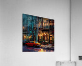 Crimson Dusk Acrylic Print