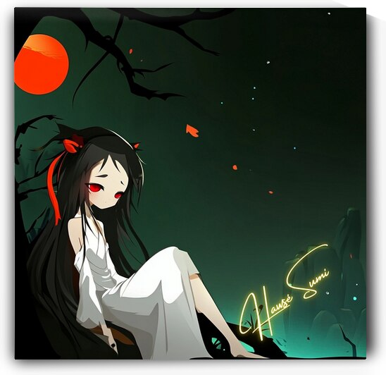 Red Moon Reverie by Hawse Sumi