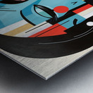 Reflections of the Modern Muse Metal print