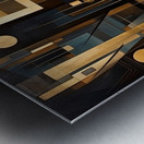 Metropolis at Dawn Metal print