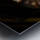 Golden Reflection Metal print