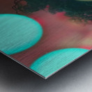 Neon Navigator Metal print