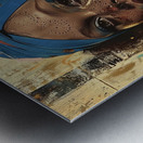 Blue Turban of Grace Metal print