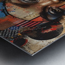 Patriotic Elegance Metal print