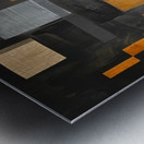 Structured Silence Metal print