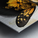 Golden Gaze Metal print