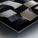 Eclipsed Waves: The Shadow’s Mark Metal print