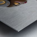 Wrapped in Royal Geometry Metal print