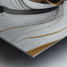 Golden Silence in Vogue Metal print