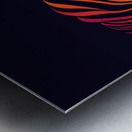 Crowned in Color: The Grace of Her Silence Metal print