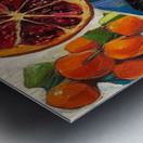 Citrus Crown Metal print