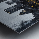 Steel and Soul: The Golden Spine of Pittsburgh Metal print