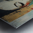 Golden Silence Metal print