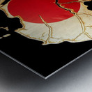 Kintsugi Continent Metal print