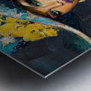 Cyan Siren Metal print