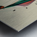 Lines of Becoming Metal print