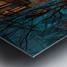 Crimson Dusk Metal print