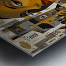 City of Quiet Power Metal print