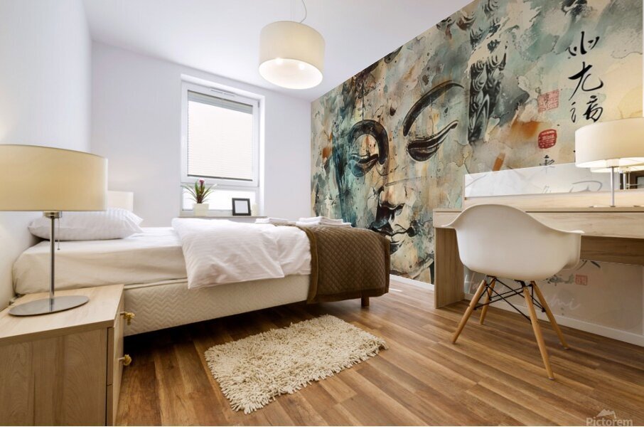 Echoes of Wisdom Mural print